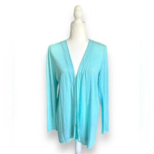 J.Jill Love Linen Open Front Cardigan
